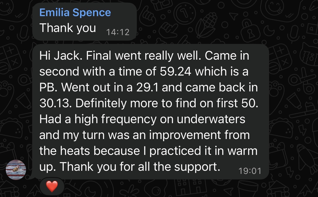 Emilia Spence testimonial — PB 59.24